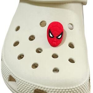 Croc Jibbitz | Spider-Man Mask Marvel Avengers Croc Charm | Cute Comics Style